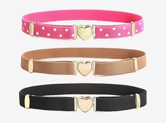 Slim Braided Elastic Stretch Belt